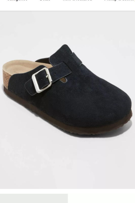 Casual Suede Buckle Slip On