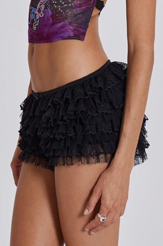 Ruffled Lace Short