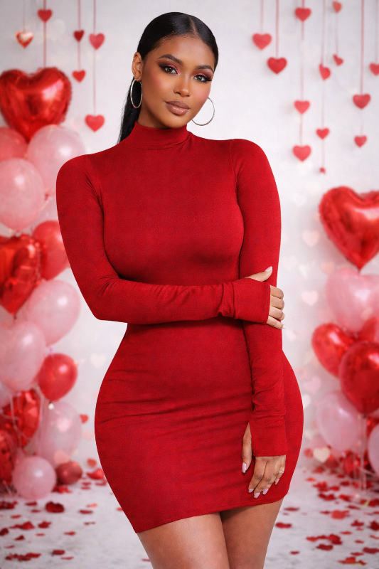 Long Sleeve Mini Dress 