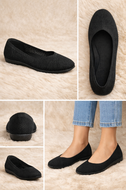 Midnight Comfort Flats