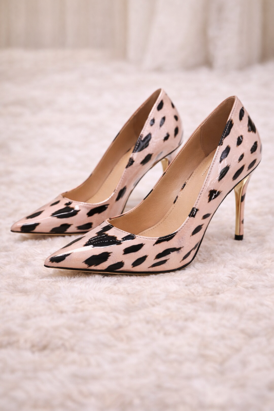Elevate your confidence with these striking closed pointy toe high heel pumps.
