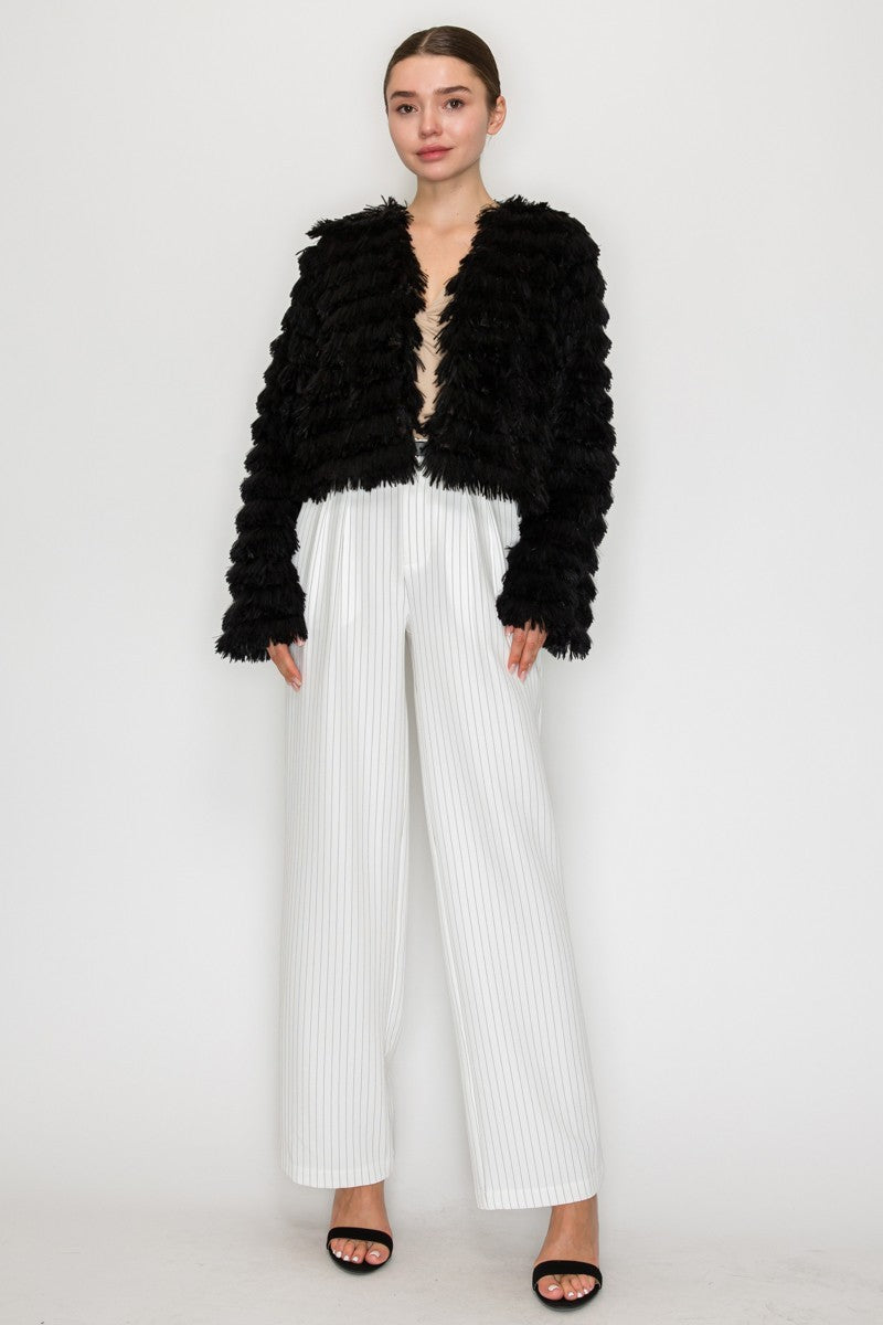 Faux Fur Shaggy Jacket