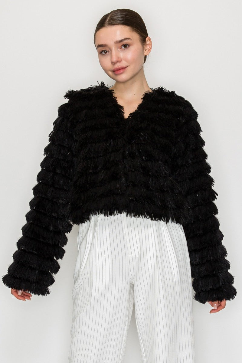 Faux Fur Shaggy Jacket