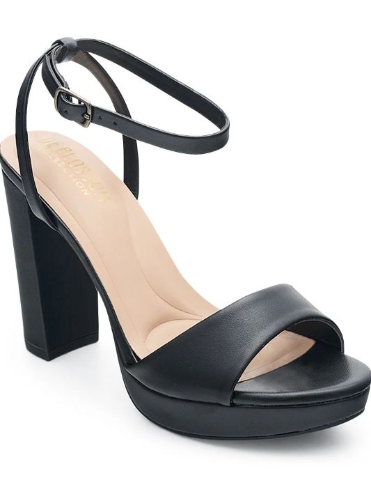 Platform Heel with Ankle Strap