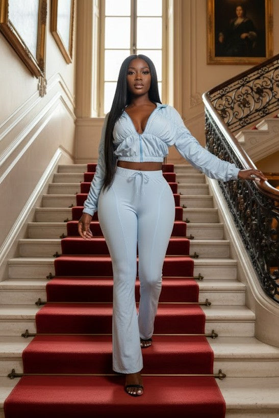 Ecofrost Cotton Shirring Jacket & Pant Set