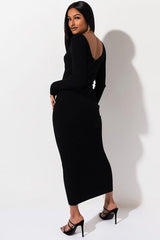 Off Shoulder Ribbed Bodycon Dress