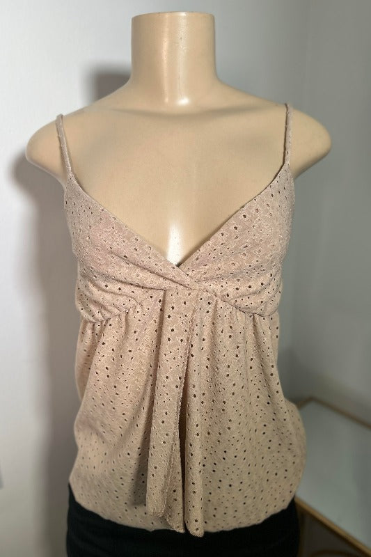 Eyelet Cami Top