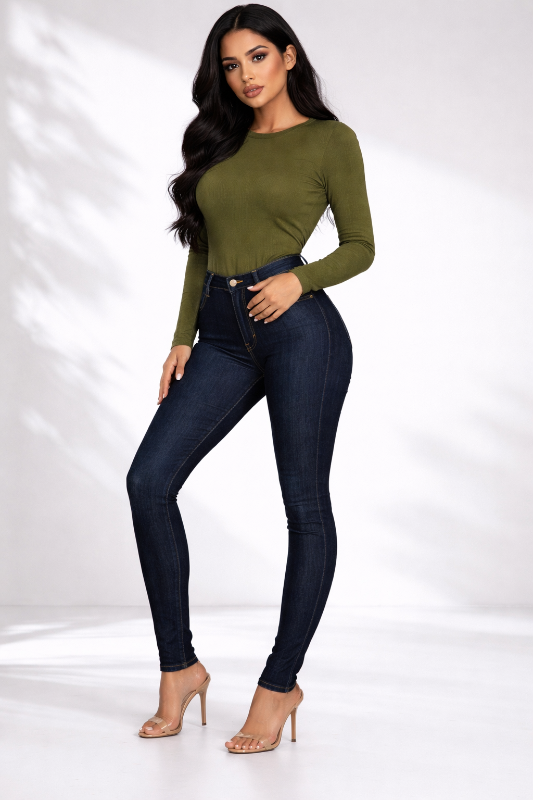 High Rise Basic Skinny Jean