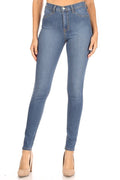 High Rise Skinny Jean with Fake Front Pockets ENCORE JEANS.CORP