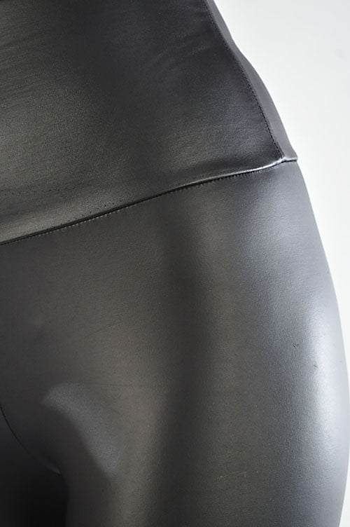 Faux Leather High Waisted Leggings FASHION LOVE