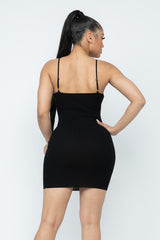 Chest Strap Mini Dress