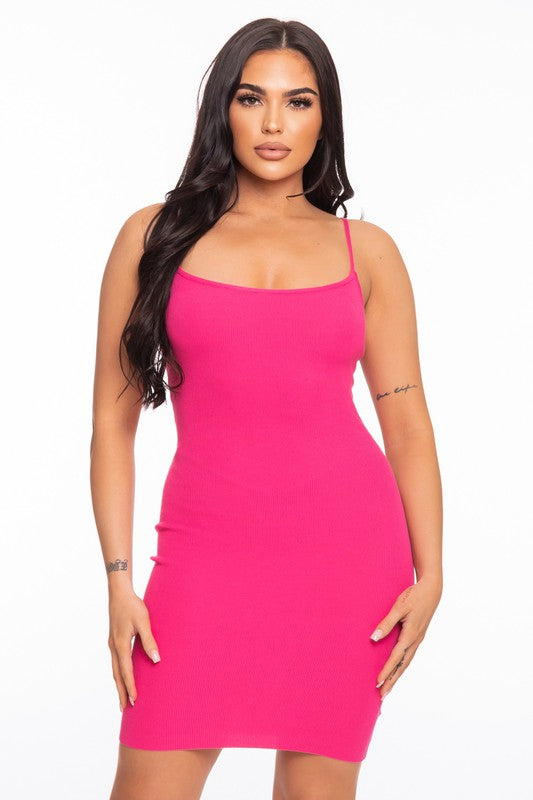 Cami Open Back Mini Dress