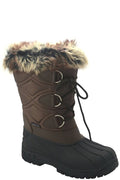 Fur Trim Snow Boots GOLDEN ROAD TRADING INC