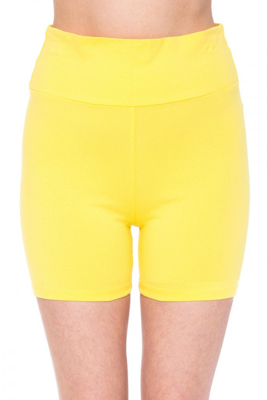 High Waist Knit Bike Short AMBIANCE APPAREL