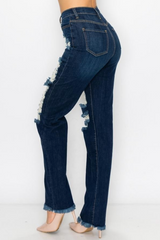 High Rise Loose Fit Jeans