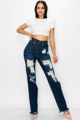 High Rise Loose Fit Jeans