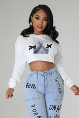 Lenia Cropped Top