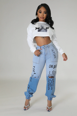 Lenia Cropped Top