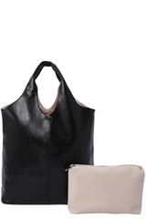 Large Hobo Bag with Smaller Bag