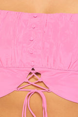 Puff Sleeve Corset Top