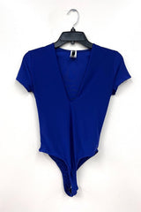 Short Sleeve V-Neck Bodysuit
