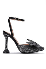 Rhinestone Heel with Ankle Strap