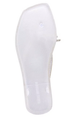 STEVE MADDEN Rhinestone Bow Flip Flop