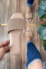 Big Rhinestone Slides