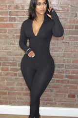 'LUCKY LABEL' Long Sleeve Jumpsuit