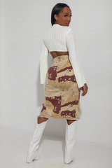 Combat Cargo Pencil Skirt