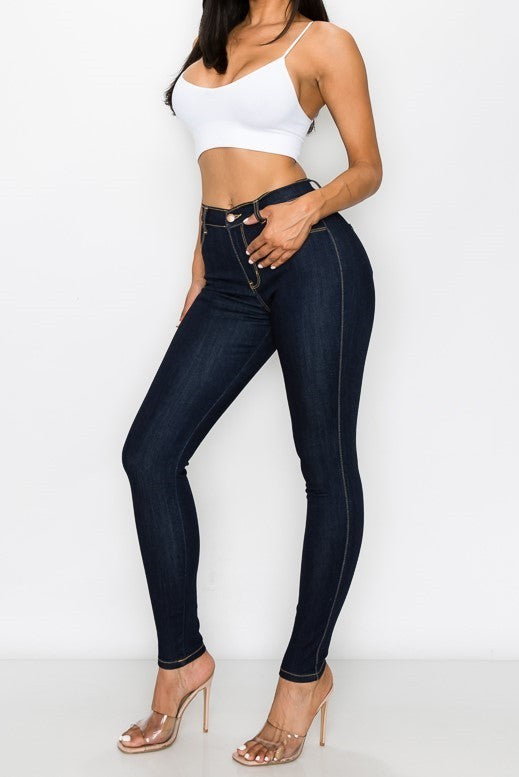 High Rise Basic Skinny Jean ENCORE JEANS.CORP