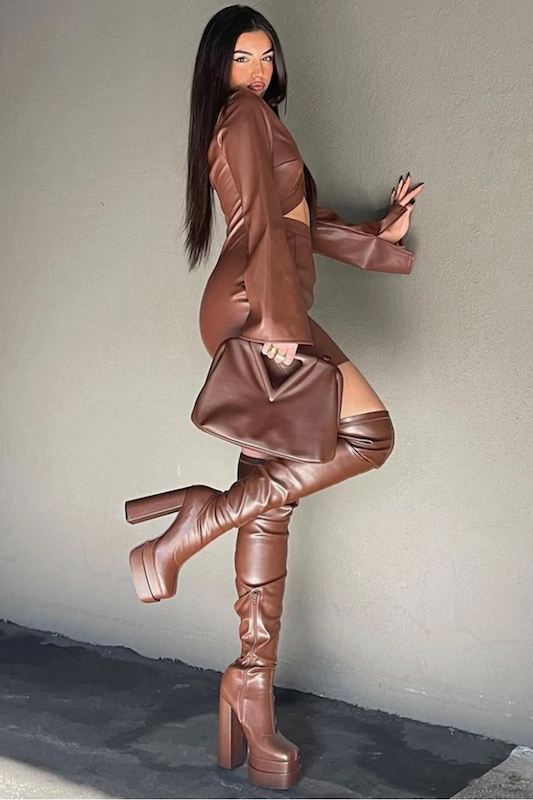 Tall Boot with High Heel