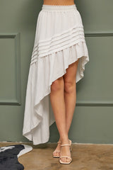 Side Ruffle Skirt