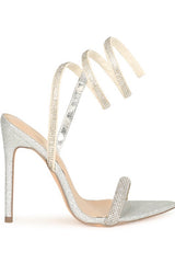 Gladiator Heel with Rhinestones