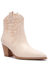 PU Western Bootie