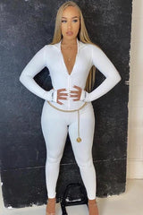 'LUCKY LABEL' Long Sleeve Jumpsuit