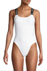 K+K Brand Strap One Piece Swimsuit